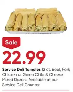 Stater Bros Tamales offer