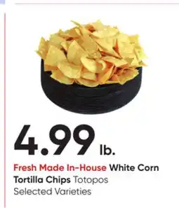 Stater Bros White Corn Tortilla Chips Totopos offer