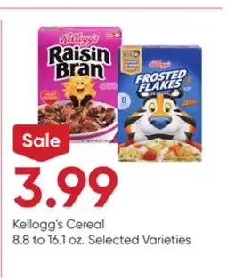 Stater Bros Kellogg's Cereal offer