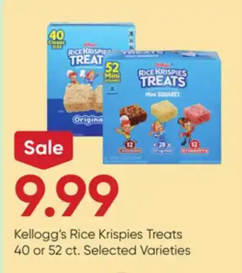 Stater Bros Kellogg's Rice Krispies Treats offer