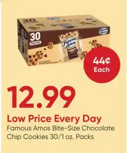 Stater Bros Famous Amos Bite-Size Chocolate Chip Cookies offer