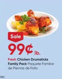 Stater Bros Fresh Chicken Drumsticks Family Pack offer