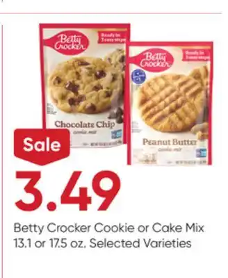Stater Bros Betty Crocker Cookie or Cake Mix offer