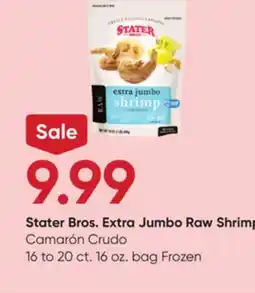 Stater Bros Stater Bros. Extra Jumbo Raw Shrimp offer