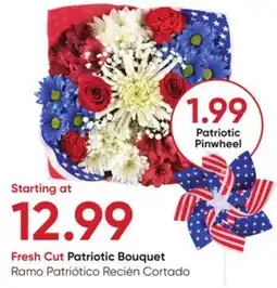 Stater Bros Fresh Cut Patriotic Bouquet offer