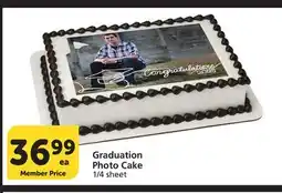 Albertsons Graduation Photo Cake offer