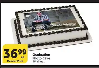 Albertsons Graduation Photo Cake offer