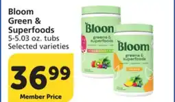 Albertsons Bloom Green & Superfoods offer