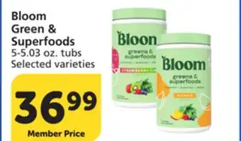 Albertsons Bloom Green & Superfoods offer