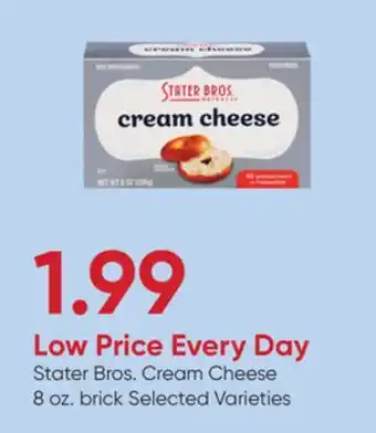 Stater Bros Stater Bros. Cream Cheese offer