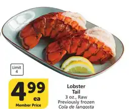 Albertsons Lobster Tail offer