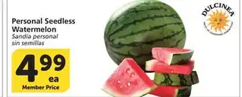 Albertsons Personal Seedless Watermelon offer