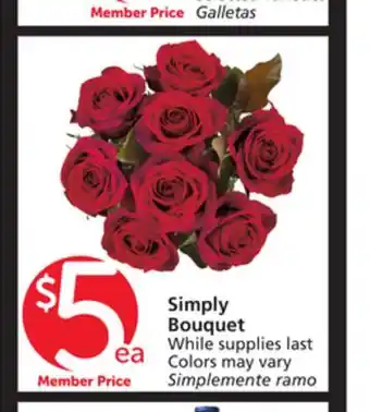 Albertsons Simply Bouquet offer