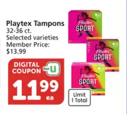 Albertsons Playtex Tampons offer