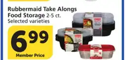 Albertsons Rubbermaid Take Alongs Food Storage offer