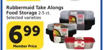 Albertsons Rubbermaid Take Alongs Food Storage offer