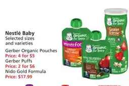 Albertsons Nestlé Baby offer