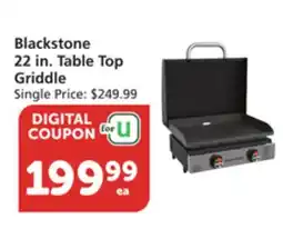 Albertsons Blackstone 22 in. Table Top Griddle offer