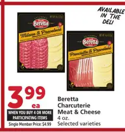 Albertsons Beretta Charcuterie Meat & Cheese offer