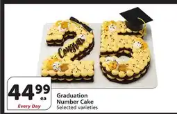 Albertsons Graduation Number Cake offer