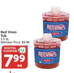Albertsons Red Vines Tub offer