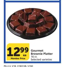 Albertsons Gourmet Brownie Platter offer