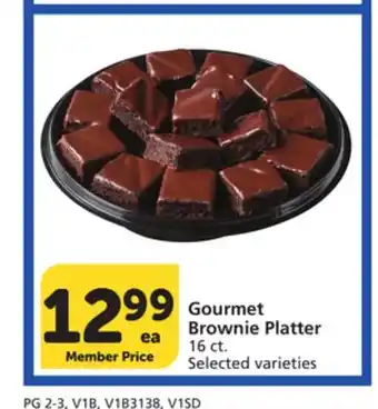 Albertsons Gourmet Brownie Platter offer
