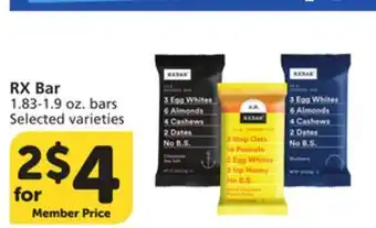 Albertsons RX Bar offer