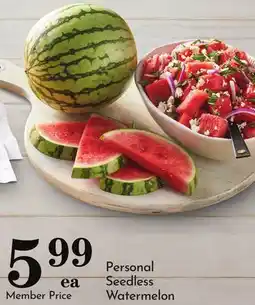 Pavilions Personal Seedless Watermelon offer