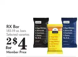 Pavilions RX Bar offer