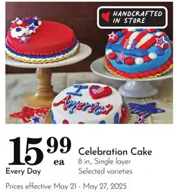 Pavilions Celebration Cake offer