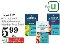 Pavilions Liquid IV offer