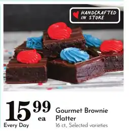 Pavilions Gourmet Brownie Platter offer