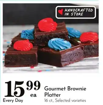 Pavilions Gourmet Brownie Platter offer