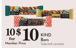 Pavilions KIND Bars offer