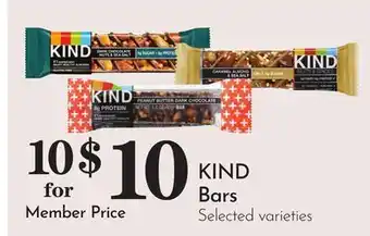 Pavilions KIND Bars offer