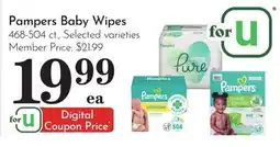Pavilions Pampers Baby Wipes offer