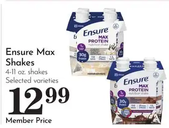 Pavilions Ensure Max Shakes offer