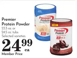 Pavilions Premier Protein Powder offer