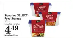 Pavilions Signature SELECT Food Storage offer