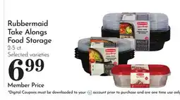 Pavilions Rubbermaid Take Alongs Food Storage offer