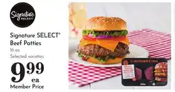 Pavilions Signature SELECT Beef Patties offer