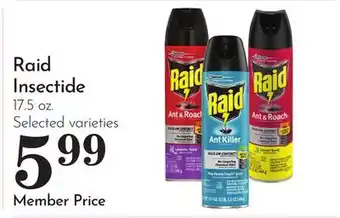 Pavilions Raid Insectide offer