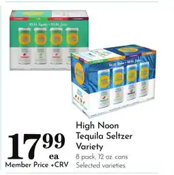 Pavilions High Noon Tequila Seltzer Variety offer