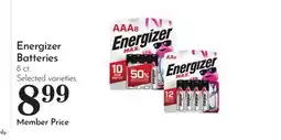 Pavilions Energizer Batteries offer