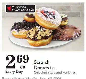 Pavilions Scratch Donuts offer