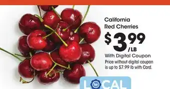 Ralphs California Red Cherries offer