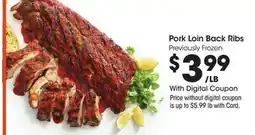Ralphs Pork Loin Back Ribs offer