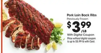 Ralphs Pork Loin Back Ribs offer