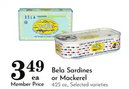 Pavilions Bela Sardines or Mackerel offer